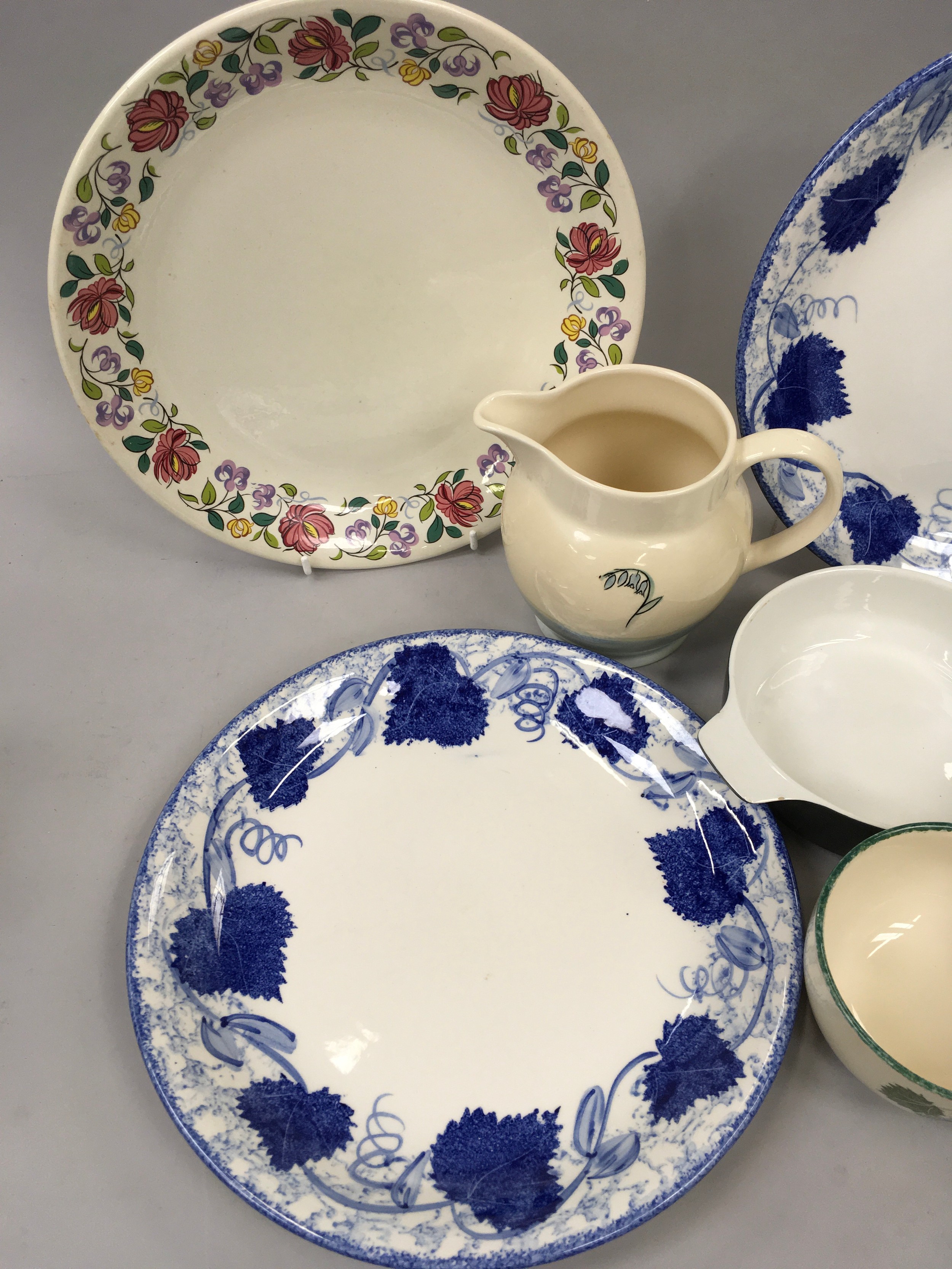 Quantity of Poole Pottery to include large blue and white plates - Image 2 of 6