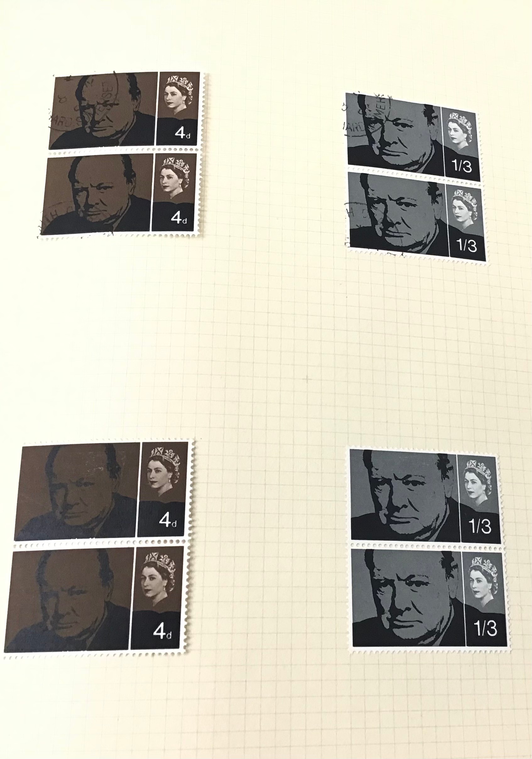 Black stamp album to include penny reds, Two penny Blues etc - Image 2 of 4