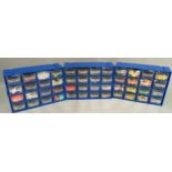 A large quantity of various Lego accessories in three drawer cases to include food, balls,