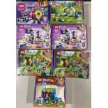 7 Lego Friends Sets: 3932 Andrea?s Stage, 41330 Stephanie?s Soccer Practice, 2 x 41342 Emma?s Deluxe