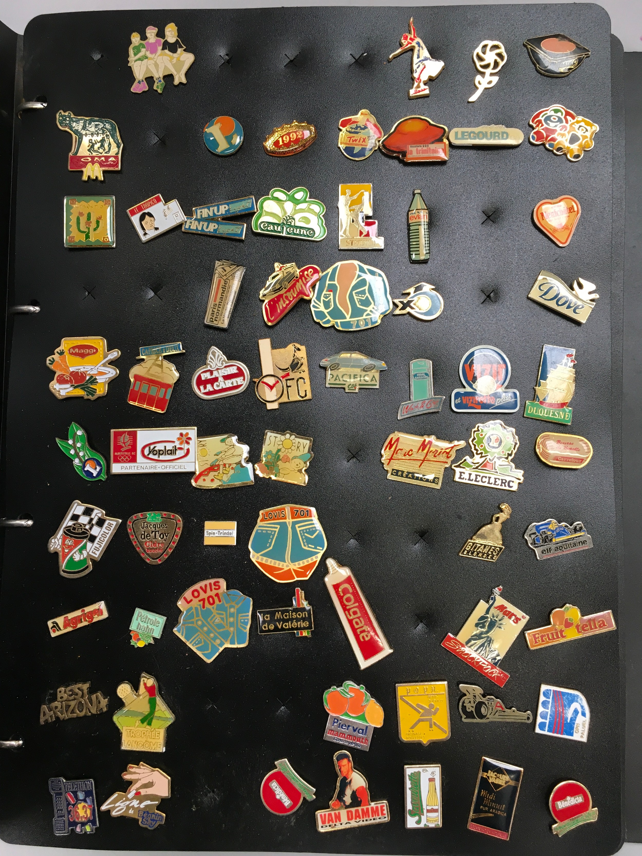 Two folders containing a large quantity of various pin badges. - Image 6 of 7