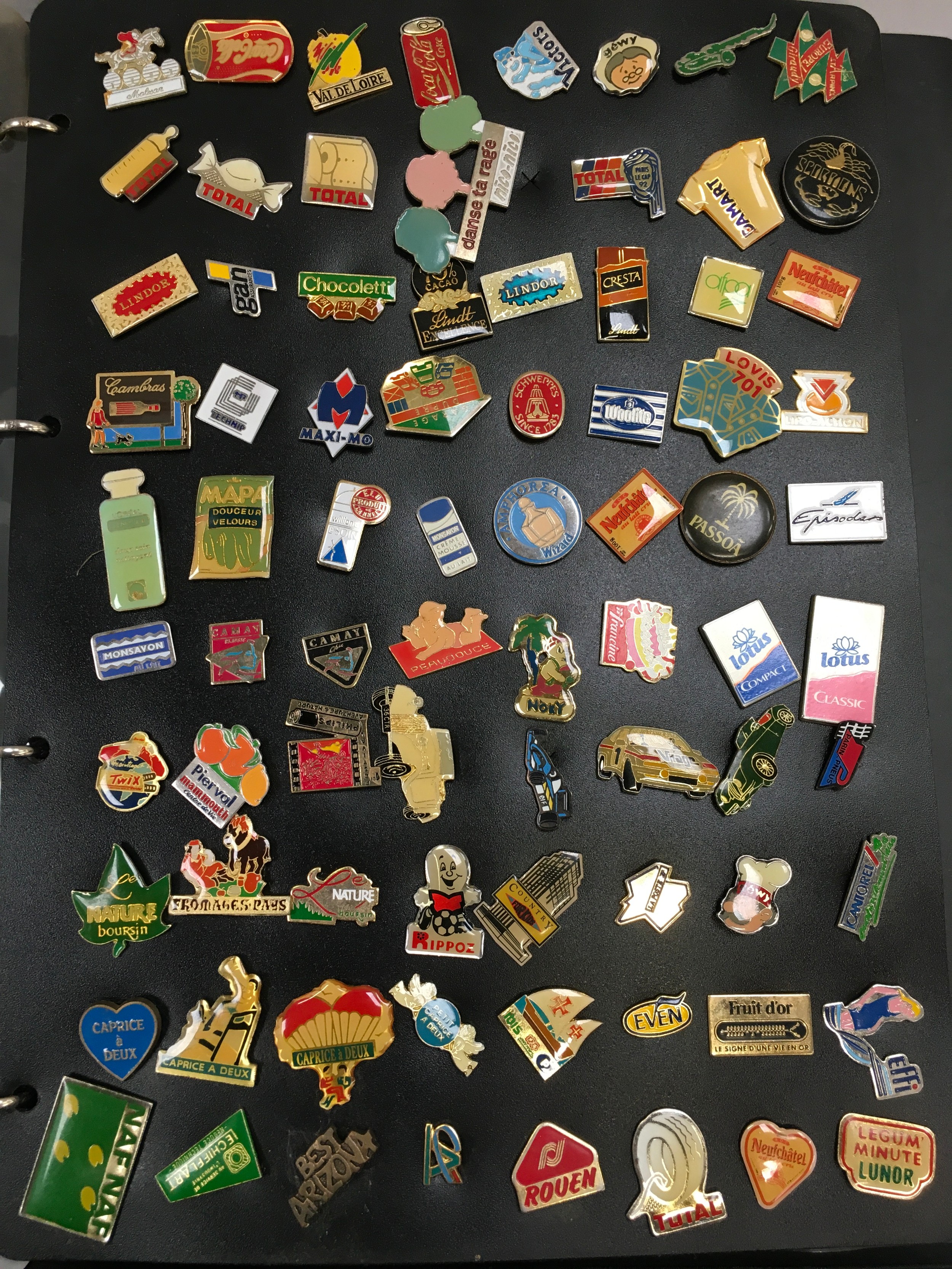 Two folders containing a large quantity of various pin badges. - Image 3 of 7