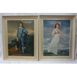Pair of framed paintings in oil by L H W Murry circa 1960's. Frame size approx 29.5" x 23.5".