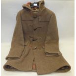 Vintage clothing. Pair of toggle duffle coats, a 1960's Afghan waistcoat and a vintyage pair of