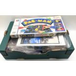 Vintage PAC-Man game plus small collectibles, jigsaws x 2 plus 11 boxed playing card sets.