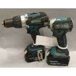 2 Makita Cordless drills. (ref 17)