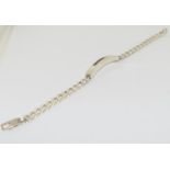 A Genuine silver Gucci bracelet (Ref W13)