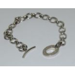 Links of London genuine new and hallmarked silver bracelet. (Ref W8)