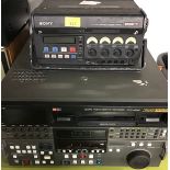 Sony Digital Videocassette Recorder DVW-A500P together with Sony Portable Videocassette Recorder