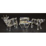 Swarovski Crystal Treasure Chest code 830549, together with Cow/Calf code 905776, Goat code 897351