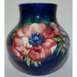 Moorcroft early vase 12.5" with impressed marks to base.