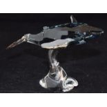 Swarovski Crystal Society Paikea young Whale, code 1096741 retired, boxed with paperwork.