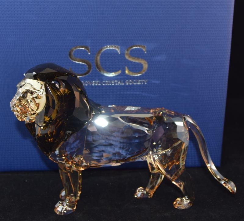 Swarovski Crystal Society Lion Akili, code 5135894 retired, boxed with certificate of Authenticity & - Image 2 of 3