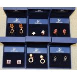 Swarovski Crystal Earrings all boxed (6)