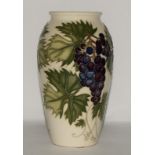 Moorcroft "Grapevine" Collectors Club piece 7" vase by Katherine Keeling & Sandra Eaton, fully
