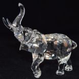 Swarovski Crystal Mother Elephant code 678945 retired, boxed with paperwork.