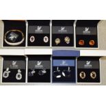 Swarovski Crystal Earrings all boxed (8)
