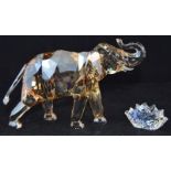 Swarovski Crystal Society Cinta Elephant, code 1137207 retired, boxed with all relevant