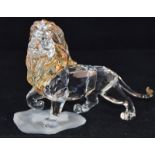 Swarovski Crystal Disney The Lion King Mufasa, code 1048265 retired, boxed with paperwork.