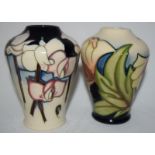 Moorcroft collectors club piece 2005 small shouldered vase 10.5cms high together with a Wild