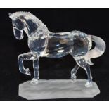 Swarovski Crystal Arabian Stallion part of the Horses on Parade group code 62 retired, boxed with