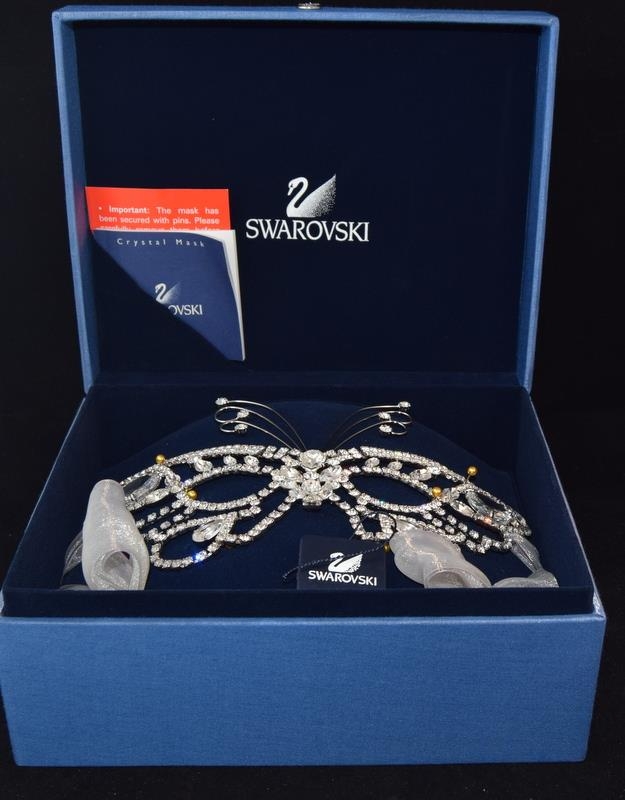 Swarovski Crystal limited edition face mask, retired, c/w certificate 48/2500. boxed (/1 808 031 - Image 2 of 2