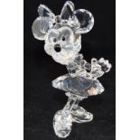 Swarovski Crystal Disney Minnie Mouse from the Disney Showcase, code 687346 retired, boxed with