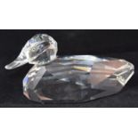 Swarovski Crystal Giant Mallard Duck part of the Beauties of the Lake collection, code 014438, 25cms