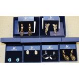 Swarovski Crystal Earrings all boxed (6)