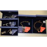 Swarovski Crystal Necklaces 839815, 697385, 661078, 1808945, 1806508 all boxed (5)