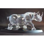 Swarovski Crystal large rare limited edition The Rhinoceros code 945461 / 9100 000 116 retired, c/