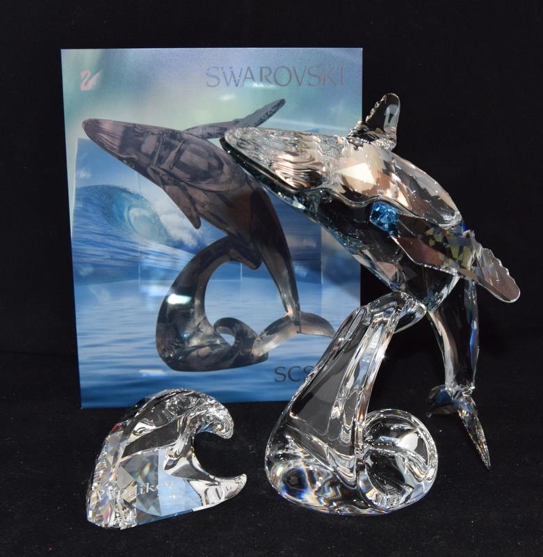 Swarovski Crystal Society Paikea Whale, code 1095228 retired, boxed with all relevant paperwork & - Image 2 of 3