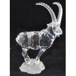 Swarovski Crystal Ibex from the Endangered Species Collection, code 275439 retired, boxed with