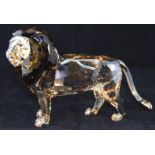 Swarovski Crystal Society Lion Akili, code 5135894 retired, boxed with certificate of Authenticity &