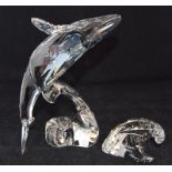 Swarovski Crystal Society Paikea Whale, code 1095228 retired, boxed with all relevant paperwork &
