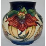 Moorcroft "Anna Lily" vase, 14cms high, fully marked & signed to base 1998.