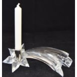 Swarovski Crystal Crystal Comet candle holder code 236716 retired, boxed with paperwork.