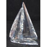 Swarovski Crystal Sailing Legend, code 619436 retired, boxed with paperwork.