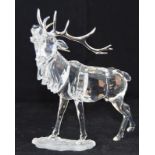 Swarovski Crystal large Stag from the rare encounters collection code 291431 retired, boxed with