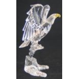 Swarovski Crystal Bald Eagle 248003 boxed with paperwork.