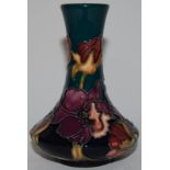 Moorcroft "Carolina Moon" vase 11cms high 2006, fully marked & signed to base.