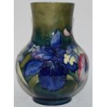 Moorcroft "Orchid" early vase by Walter Moorcroft 16cms high, fully marked & signed to base.