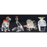 Swarovski Crystal Dino the Dinosaur 268204 together with Juggling Seal 622526, Fire Fish 604011,
