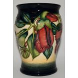 Moorcroft "Kapok Tree" vase 13.5cms high 2000, fully marked & signed to base.