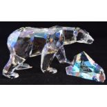 Swarovski Crystal Society Siku Polar Bear, code 1053154 retired, boxed with all relevant paperwork &