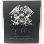 40 YEARS OF QUEEN. The book showcases the band, its members, recordings and concerts through