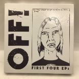 Off! First Four EPs box set released in 2010 on Vice records No. VCA 800217 and found in Ex
