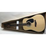 FARIDA D8X OP ACOUSTIC GUITAR. Comes in fantastic condition in original box. Wood is spruce and