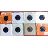 8 TAMLA MOTOWN 7" SINGLES. Artist's to include - Stevie Wonder - Glady's Knight - Caston &