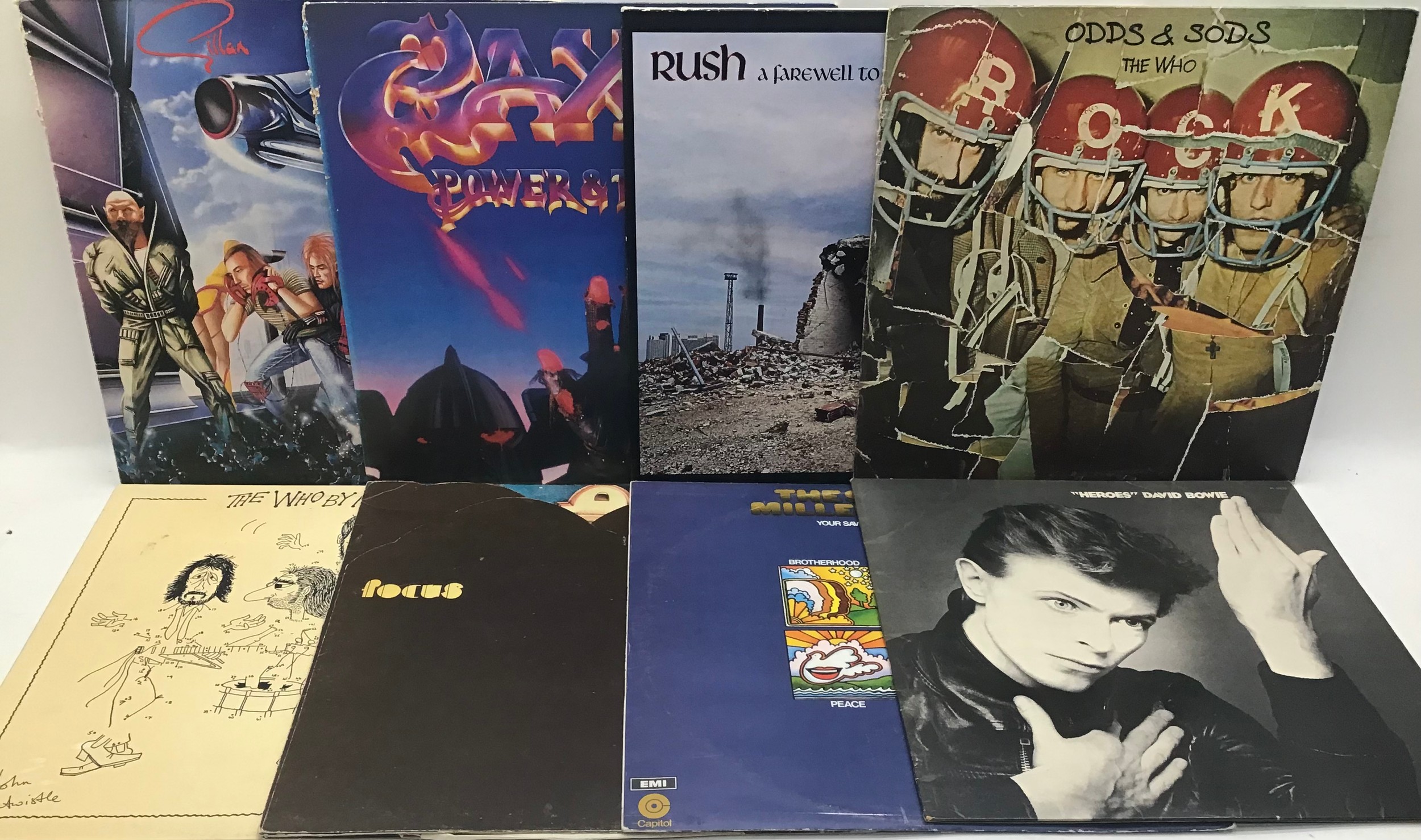 BOX OF ROCK AND POP VINYL LP RECORDS. To include David Bowie - Focus - George Benson - The Who - - Image 3 of 3